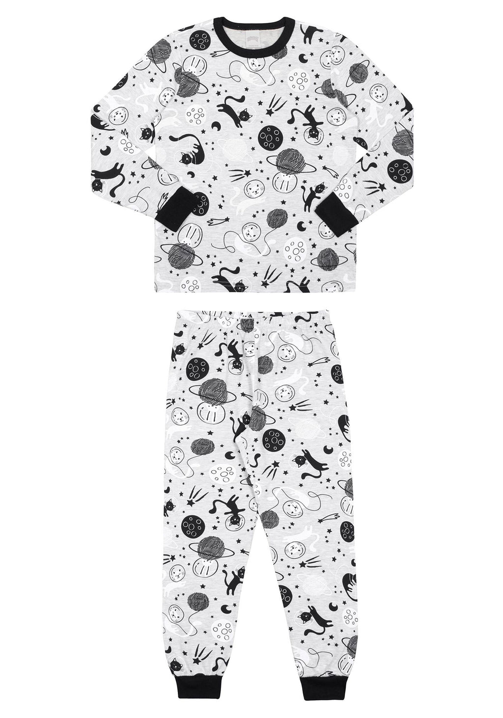 Pijama Sin Felpa Gatos Unisex