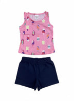 Conjunto Niña Helado Rosado