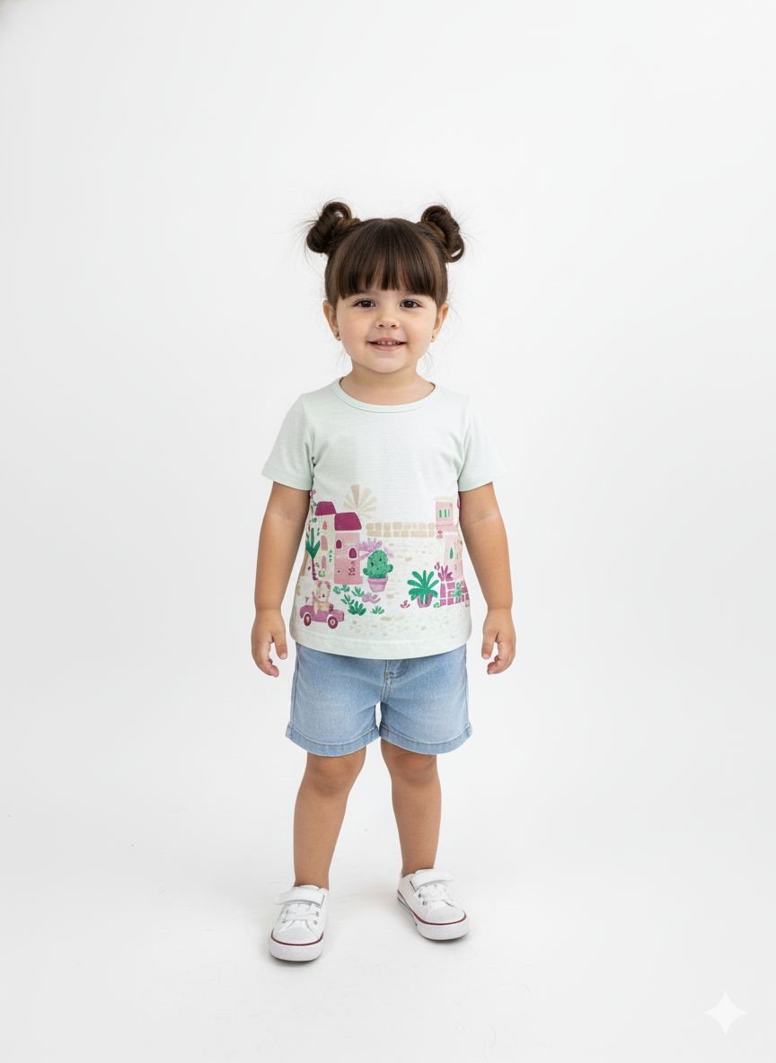 Remera Infantil Verde Elian