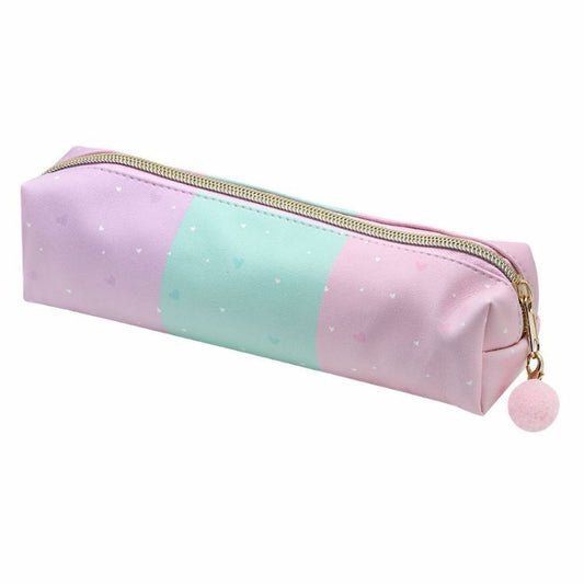 Cartuchera combinada pastel