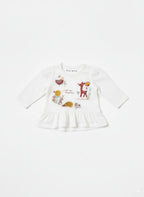 Remera Estampa Animales Beba