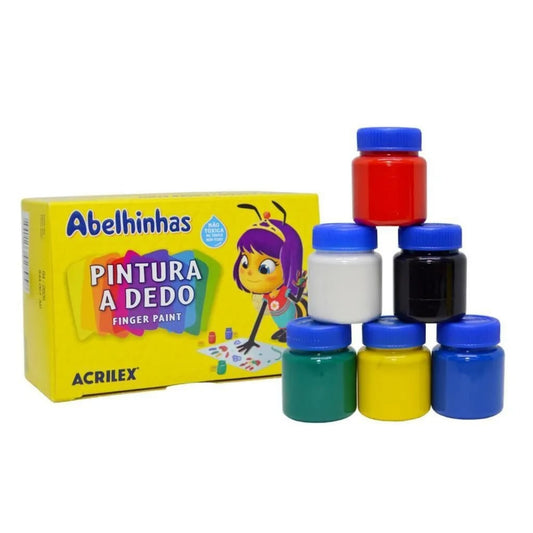 Pintura de Dedo Acrilex x6 30ml