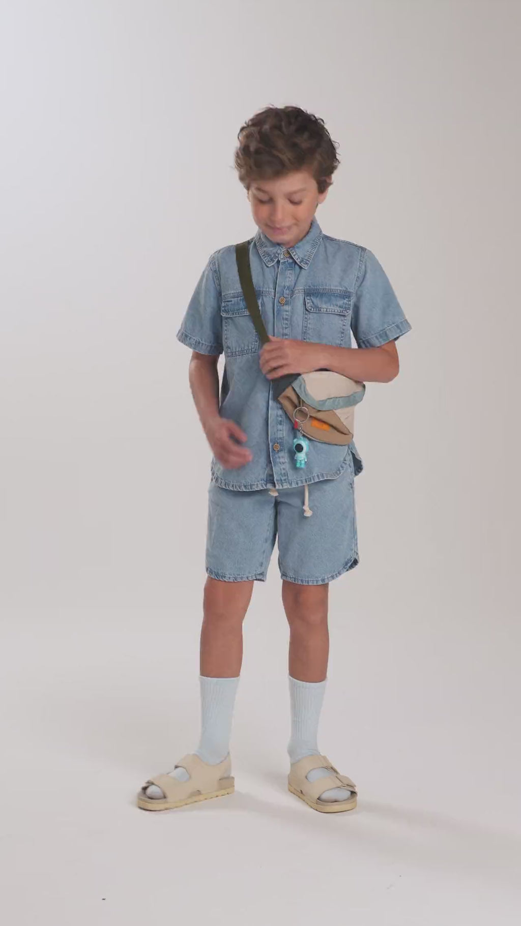 Camisa Jean Alakazoo - Claro