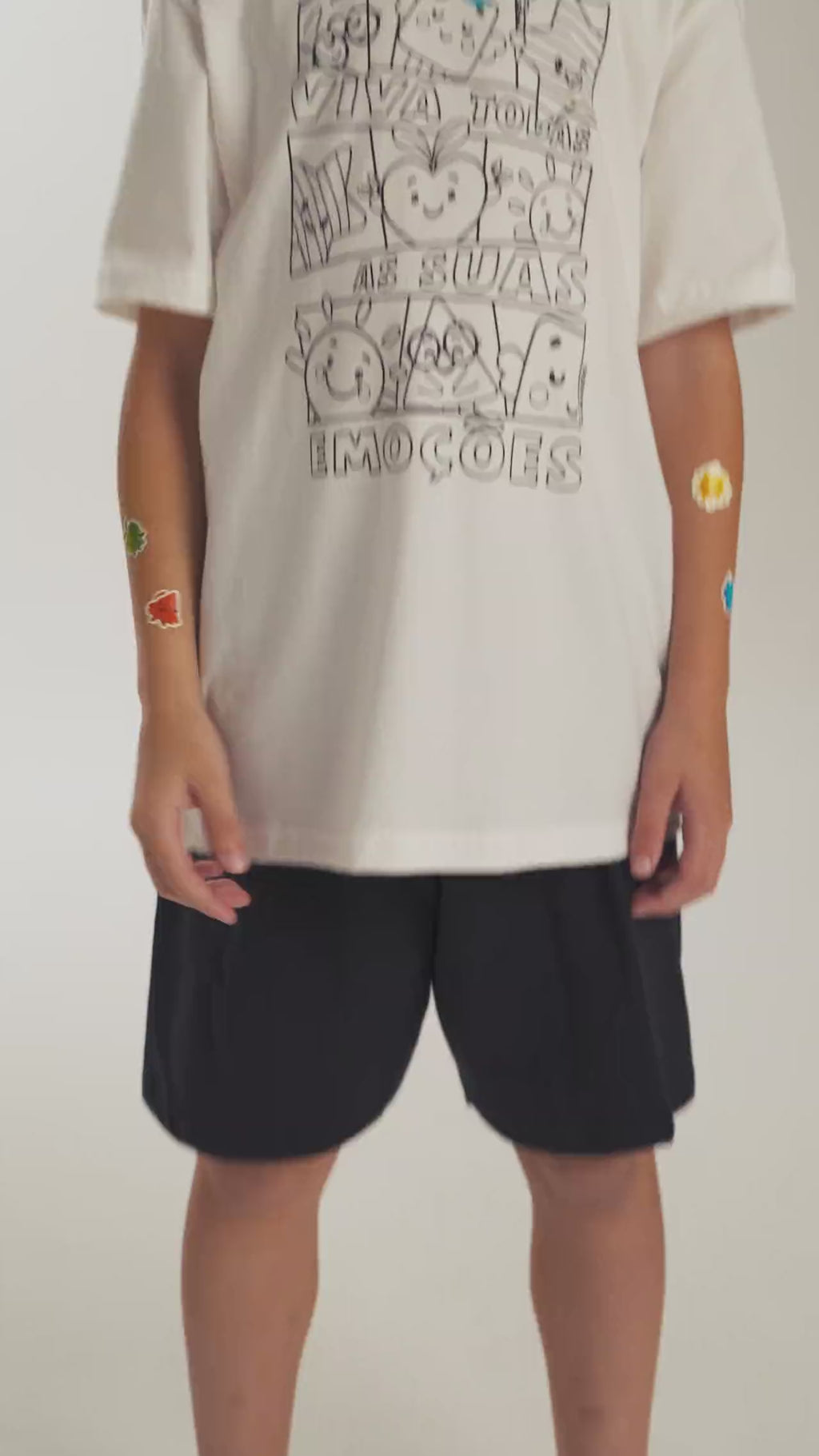 Conjunto Pijama Para Pintar Alakazoo - Blanco